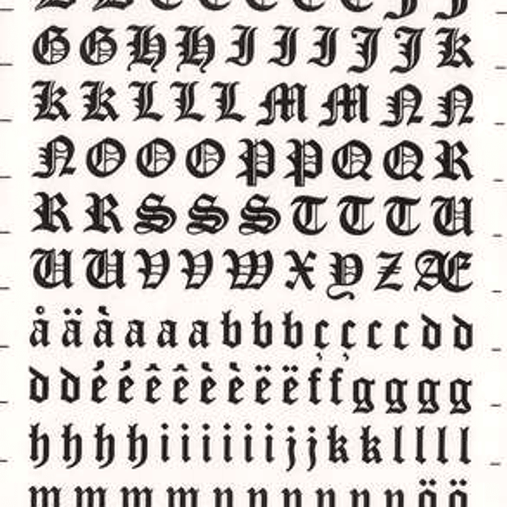 Apli Letras y Numeros Transferibles - 8mm - Facil Aplicacion - Negros Intensos - 199 Caracteres - Negro 1