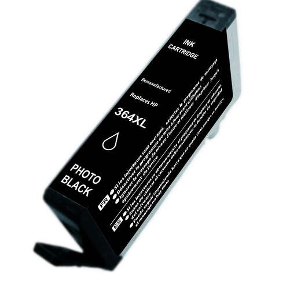 HP 364XL Negro Photo Cartucho de Tinta Generico - Reemplaza CB322EE/CB317EE 1