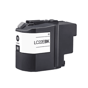 Brother LC22E Negro Cartucho de Tinta Generico - Reemplaza LC22EBK