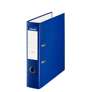 Esselte Archivador de Palanca - Formato A4 - Lomo 75mm - Capacidad para 500 Hojas - Color Azul