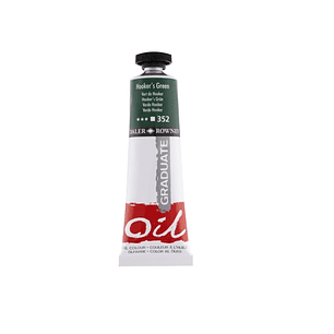 Daler Rowney Graduate Pintura al Oleo - Tubo de Aluminio - 38ml - Color Verde Hooker