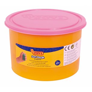 Jovi Soft Dough Blandiver Bote de Pasta de Modelaje 460gr - Blanda y Flexible - Facil de Amasar y Moldear - Ideal para Iniciacion al Modelaje - Color 