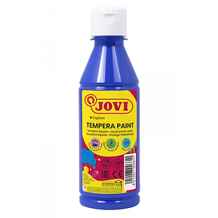 Jovi Tempera Paint Tempera Liquida 250ml - Base Agua - Lista para Usar - Alto Poder Cubriente - Secado Rapido - Excelente Fluidez - Adherencia en Mult