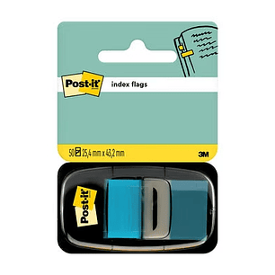 Post-it Index Dispensador con 50 Marcadores Reposicionables 25.4 x 43.2mm - Adherencia Firme - Para Marcar, Señalar o Destacar Informacion - 700014493