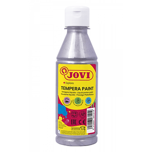 Jovi Tempera Paint Tempera Liquida 250ml - Base Agua - Lista para Usar - Alto Poder Cubriente - Secado Rapido - Excelente Fluidez - Adherencia en Mult
