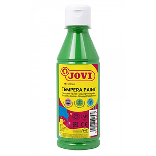 Jovi Tempera Paint Tempera Liquida 250ml - Base Agua - Lista para Usar - Alto Poder Cubriente - Secado Rapido - Excelente Fluidez - Adherencia en Mult