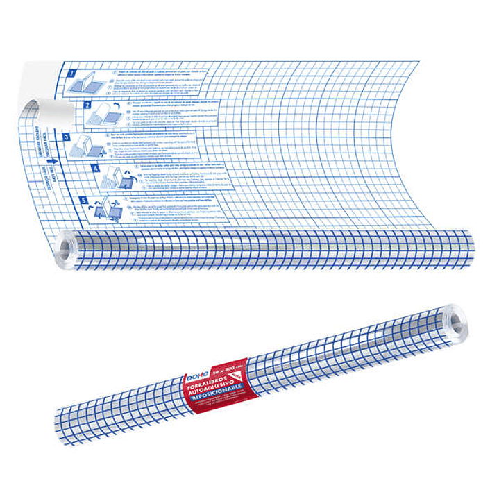 Dohe Rollo Forralibros Autoadhesivo - Tamaño 50x300cm - Material PVC 80 micras 1