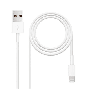 Nanocable Cable USB-A Macho a Lightning Macho 50cm