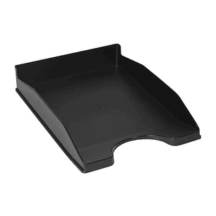 Dohe +Mab Bandeja de Sobremesa para Documentos Tamaño A4 - Medidas 255x60x335mm - Fabricada en Poliestireno de Alta Calidad - Apilable - Material 100%