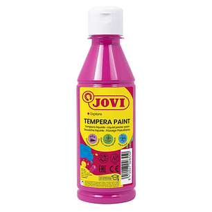 Jovi Tempera Paint Tempera Liquida 250ml - Base Agua - Lista para Usar - Alto Poder Cubriente - Secado Rapido - Excelente Fluidez - Adherencia en Mult