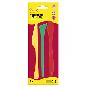 Jovi Skin 3 Modeladores de Plastico - Herramientas de Moldeado para Plastilina - Accesorios para Creaciones Creativas - Color Varios