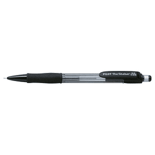 Pilot Portaminas The Shaker H-245 - Grip de Goma - Mina de 0.5mm - Goma de Borrar - Color Negro