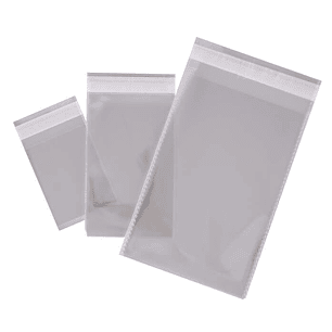 Apli Pack de 100 Bolsas Polipropileno con Cierre Adhesivo 60 x 80mm - Galga 120 - Alta Resistencia y Flexibilidad - Uso Alimenticio - Transparentes