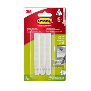 Command Tiras Adhesivas para Colgar Cuadros - Color Blanco