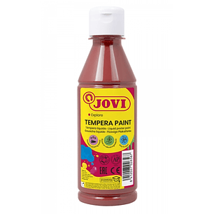 Jovi Tempera Paint Tempera Liquida 250ml - Base Agua - Lista para Usar - Alto Poder Cubriente - Secado Rapido - Excelente Fluidez - Adherencia en Mult