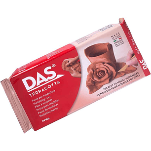 Das Pasta para Modelar - 1kg - Facil de Trabajar - Seca al Aire - Color Terracota