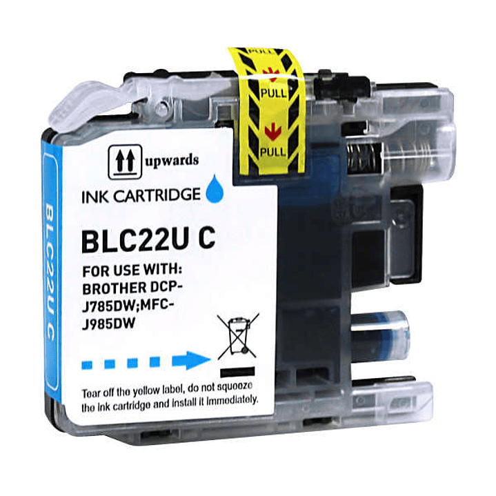 Brother LC22U Cyan Cartucho de Tinta Generico - Reemplaza LC22UCBP 1