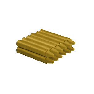 Jovi Estuche de 12 Ceras - No Manchan - No Huelen - Resistentes - Deslizan Bien - Faciles de Afilar - Desarrollan Motricidad Fina - Color Oro