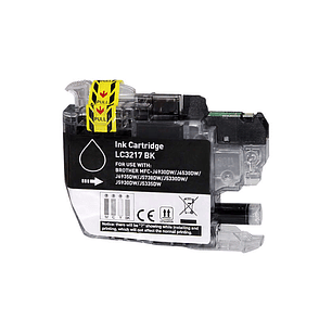 Brother LC3217 Negro Cartucho de Tinta Generico - Reemplaza LC3217BK