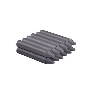 Jovi Estuche de 12 Ceras - No Manchan - sin Olor - Resistentes - Deslizamiento Suave - Faciles de Afilar - Desarrollan Motricidad Fina - Color Gris