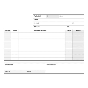 Apli Talonario Albaran 1/4 Apaisado Duplicado A-119 - Papel Autocopiativo - 2 Copias por Hoja - Numerado - Blanco y Amarillo