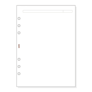 Finocam R1042 Recambio para Agendas Open - Formato 1000 - 155x5x215mm - Color Blanco