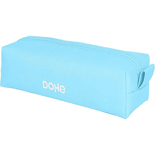 Dohe Serenity Portatodo Cuadrado - Cierre con Cremallera y Tirador de Goma - Color Azul