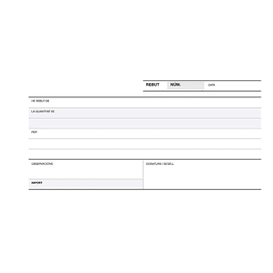 Apli Talonario Recibo 1/3 Apaisado Duplicado A-60 - Papel Autocopiativo - Numeracion Secuencial - 3 Copias - Blanco