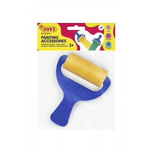 Jovi Painting Accessories Rodillo de Espuma - Mango Resistente - Ideal para Grandes Superficies - Facil Limpieza con Agua y Jabon - Color Varios