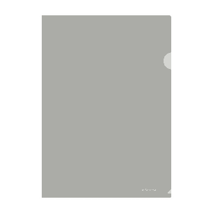 Dohe Dossier Uñero Premium Tamaño A4 - 210x297mm - Fabricado en Polipropileno Translucido de 180 Micras - Color Gris