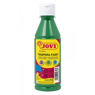 Jovi Tempera Paint Tempera Liquida 250ml - Base Agua - Lista para Usar - Alto Poder Cubriente - Secado Rapido - Excelente Fluidez - Adherencia en Mult