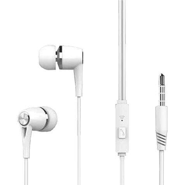 XO EP21 Auriculares Intrauditivos con Microfono - Controles en Cable - Conexion Jack 3.5mm - Cable de 1.20m 1