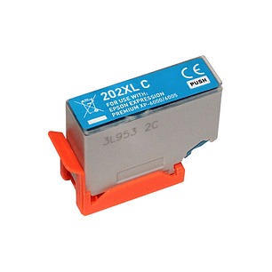 Epson 202XL Cyan Cartucho de Tinta Generico - Reemplaza C13T02H24010/C13T02F24010