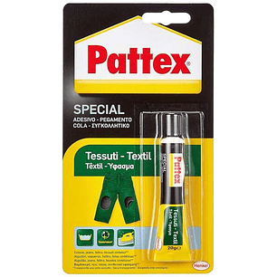 Pattex Pegamento Transparente Especial Textil 20gr - Resistente a Lavados y Planchado - Para todo tipo de Tejidos