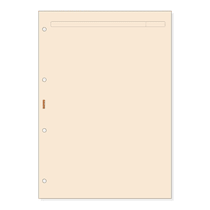Finocam R4043 Recambio para Agendas Open - Formato A4 - 210x5x297mm - Color Crema