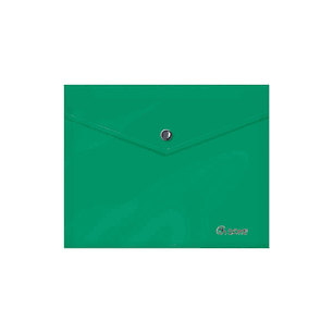 Dohe Sobre Portadocumentos A5 - Cierre de Broche - Polipropileno Opaco 150 Micras - Color Verde