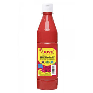 Jovi Tempera Paint Tempera Liquida 500ml - Base Agua - Lista para Usar - Alto Poder Cubriente - Secado Rapido - Excelente Fluidez - Adherencia en Mult