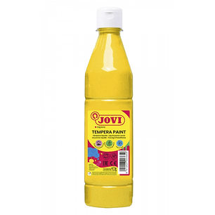 Jovi Tempera Paint Tempera Liquida 500ml - Base Agua - Lista para Usar - Alto Poder Cubriente - Secado Rapido - Facil Aplicacion - Excelente Adherenci