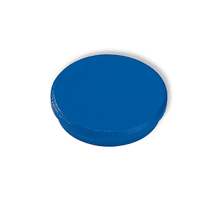 Dahle 95532 Pack de 10 Imanes para Pizarra Blanca - Diametro de 32mm - Color Azul