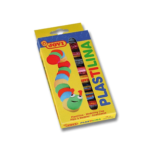 Jovi Pack con 10 Barras de Plastilina 15gr - Muy Moldeable - No se Seca - Colores Surtidos
