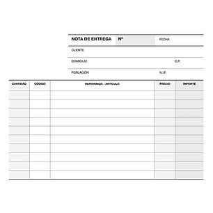 Apli Talonario Entrega 1/8 Apaisado Triplicado - 210 x 148mm - Copias Autocopiativas - Numeracion Secuencial - Tapa Protectora - Blanco