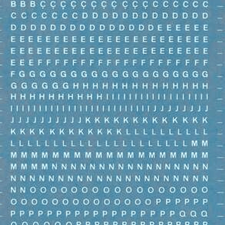 Apli Letras Transferibles Blancas 2.5mm - 730 Caracteres - Facil Aplicacion y Gran Adherencia - Versatil para Diferentes Superficies - Blanco 1