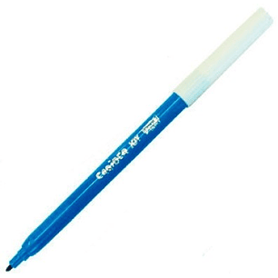Carioca Joy Rotulador Monocolor - Cuerpo Redondo - Tinta Superlavable - Punta Fina 2.8mm Bloqueada - Tapa Ventilada - Color Azul