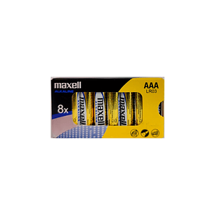 Maxell Pack de 8 Pilas Alcalinas LR03 AAA 1.5V