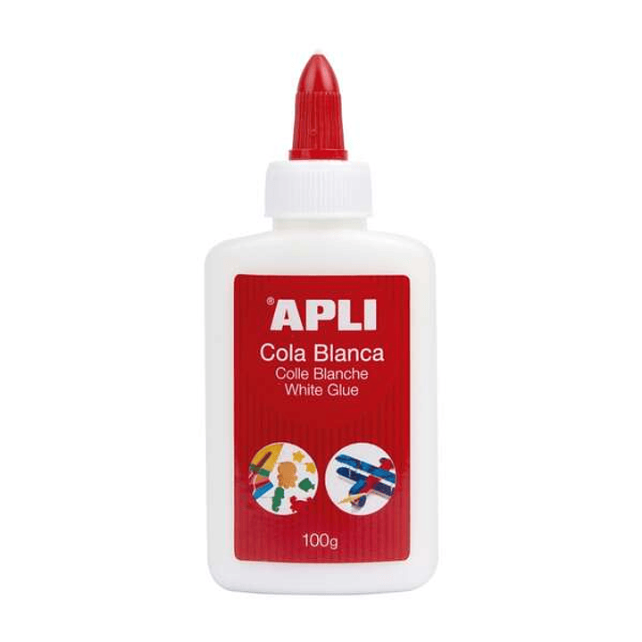 Apli Cola Blanca Liquida 100g - Aplicador de Punta - Libre de Solventes y No Toxica - Apto para uso Escolar 1
