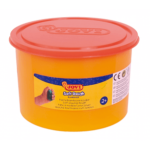 Jovi Soft Dough Blandiver Bote de Pasta de Modelaje 460gr - Blanda y Flexible - Facil de Amasar y Moldear - Ideal para Iniciacion al Modelaje - Color 