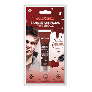 Alpino Bote de Sangre Artificial 15ml - Textura Viscosa - Color Realista - Testado Dermatologicamente - Se Lava con Agua y Jabon