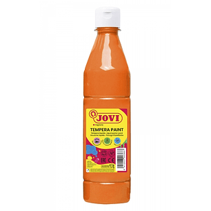 Jovi Tempera Paint Tempera Liquida 500ml - Base Agua - Lista para Usar - Alto Poder Cubriente - Secado Rapido - Excelente Fluidez - Adherencia en Mult
