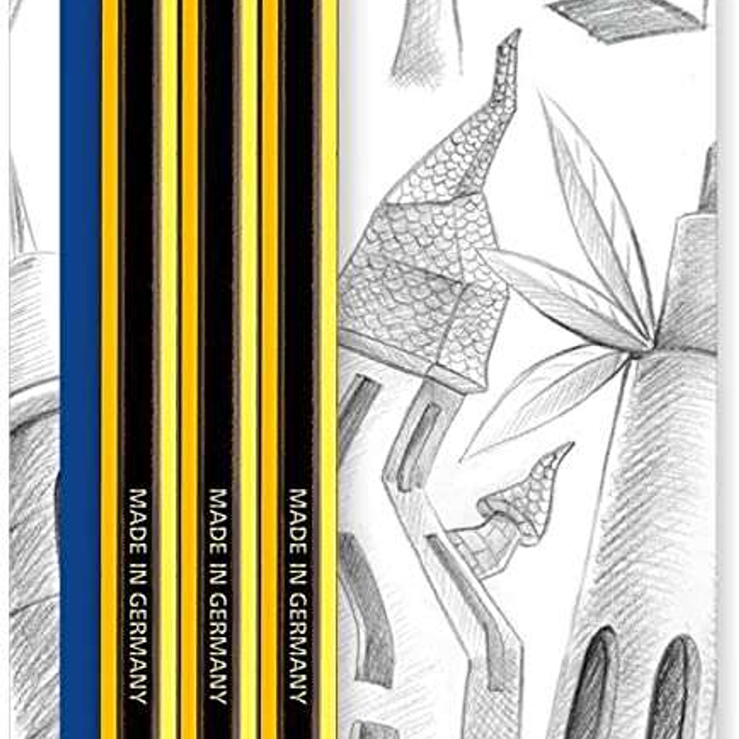 Staedtler Noris 120 Pack de 3 Lapices de Grafitito Hexagonales HB - Resistencia a la Rotura - Madera de Bosques Sostenibles 1