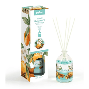 Prady Ambientador Mikado Karma - Frasco de Cristal 100 ml y Varitas Difusoras